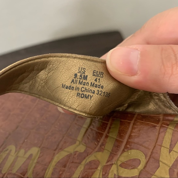 Sam Edelman Romy platform sandal wedge size 9.5 - Picture 9 of 9